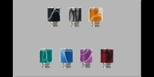 Drip Tip 510 Resina + Acciaio