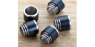 Drip Tip 810 Acciaio + Carbonio